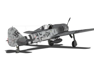 focke wulf - fw190 a8 - 960542 3D Model