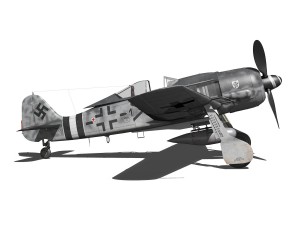 focke wulf - fw190 a8 - 960542 3D 模型