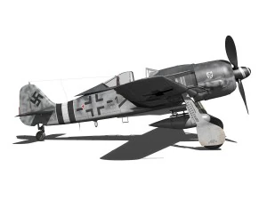 focke wulf - fw190 a8 - 960542 3D Model