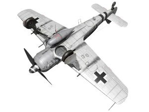focke wulf - fw190 a8 - 960542 3D Model