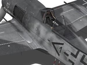 focke wulf - fw190 a8 - 960542 3D Model