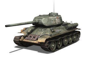 t-34 85 - soviet medium tank - 849 3D Модель