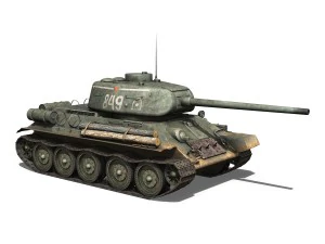 t-34 85 - soviet medium tank - 849 3D Model