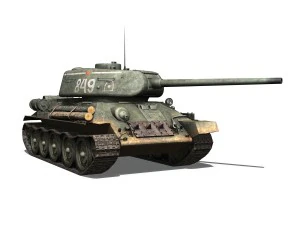 t-34 85 - soviet medium tank - 849 3D Model