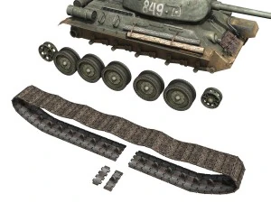 t-34 85 - soviet medium tank - 849 3D Model