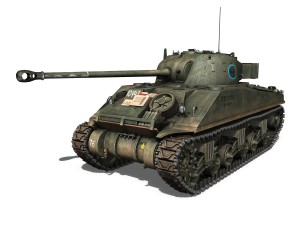 sherman mk vc firefly - chaser 3D-Modell