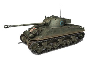 sherman mk vc firefly - chaser 3D-Modell