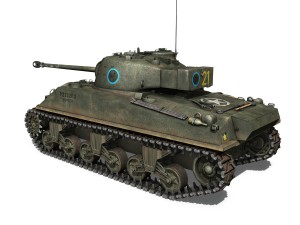 sherman mk vc firefly - chaser 3D-Modell