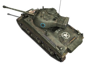 sherman mk vc firefly - chaser 3D-Modell