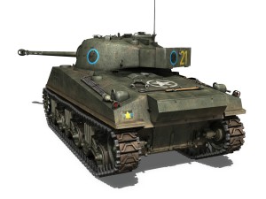 sherman mk vc firefly - chaser 3D-Modell