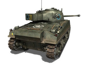 sherman mk vc firefly - chaser 3D-Modell