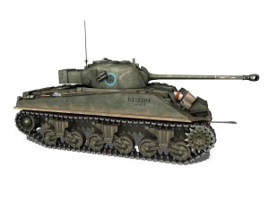 sherman mk vc firefly - chaser 3D-Modell