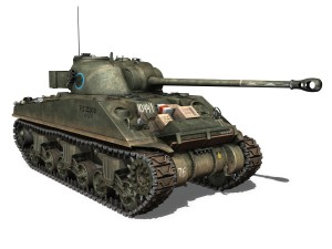 sherman mk vc firefly - chaser 3D-Modell