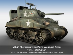 m4a1 sherman - lightning Modèle 3D