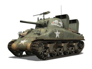 m4a1 sherman - lightning 3D 模型