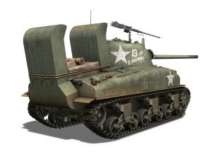 m4a1 sherman - lightning 3D Model
