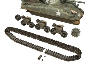 m4a1 sherman - lightning 3D 模型