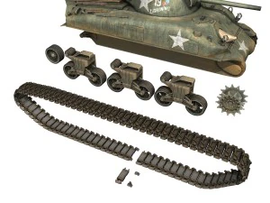 m4a1 sherman - lightning 3D Model