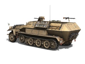 sdkfz 251 ausfb - dak - 21pd 3D-Modell