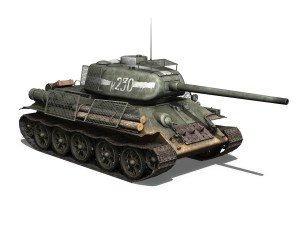 t-34 85 - soviet medium tank - k230 3D Model