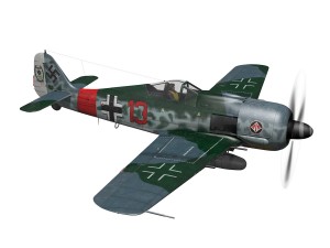 focke wulf - fw190 a7 - red 13 3D-Modell