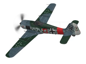 focke wulf - fw190 a7 - red 13 3D-Modell