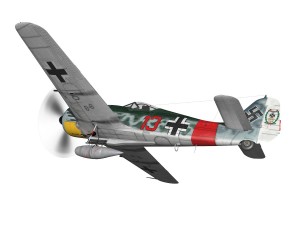focke wulf - fw190 a7 - red 13 3D-Modell