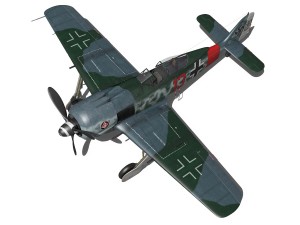focke wulf - fw190 a7 - red 13 3D-Modell