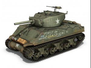 m4a3e2 - sherman jumbo - cobra king 3D Model