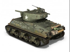m4a3e2 - sherman jumbo - cobra king 3D Model