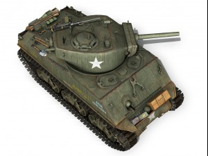 m4a3e2 - sherman jumbo - cobra king 3D Model