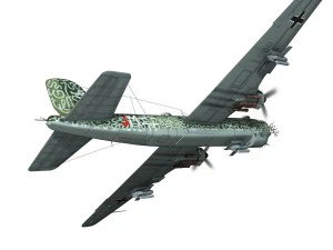 heinkel he-177 a-5 - greif - 6njm Modelo 3D