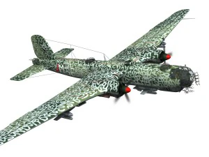 heinkel he-177 a-5 - greif - 6njm Modelo 3D
