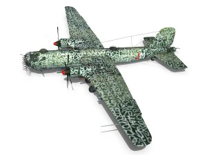 heinkel he-177 a-5 - greif - 6njm Modelo 3D
