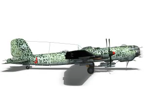 heinkel he-177 a-5 - greif - 6njm Modelo 3D
