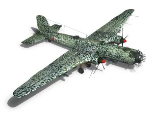 heinkel he-177 a-5 - greif - 6njm Modelo 3D