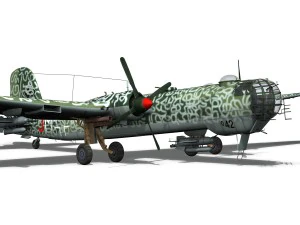 heinkel he-177 a-5 - greif - 6njm Modelo 3D