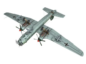 heinkel he-177 a-5 - greif - 6njm Modelo 3D