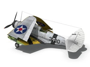 Douglas tdb-1 devastatore - 3t10 Modello 3D