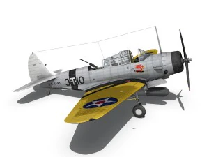 Douglas tdb-1 devastatore - 3t10 Modello 3D