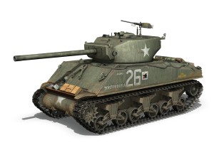 m4a3e2 - sherman jumbo - aquino Modèle 3D
