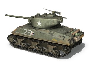 m4a3e2 - sherman jumbo - aquino Modèle 3D