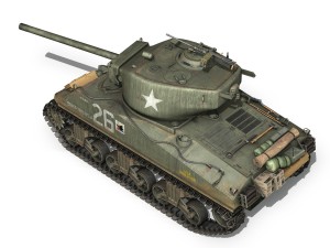 m4a3e2 - sherman jumbo - aquino Modèle 3D