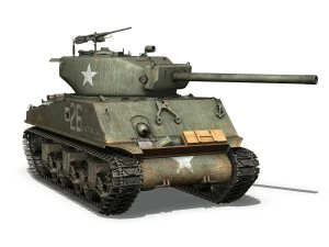 m4a3e2 - sherman jumbo - aquino 3D Model