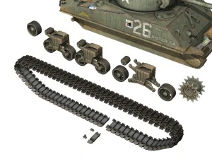 m4a3e2 - sherman jumbo - aquino 3D Model