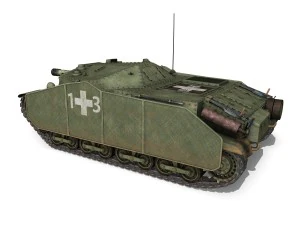 43m zrinyi ii - 1rd battery 13 3D Model