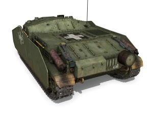 43m zrinyi ii - 1rd battery 13 3D Model