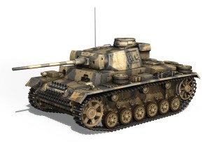 pzkpfw iii - panzer 3 - ausfl - 223 Modelo 3D
