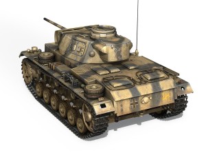 pzkpfw iii - panzer 3 - ausfl - 223 Modelo 3D
