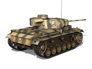 pzkpfw iii - panzer 3 - ausfl - 223 Modelo 3D